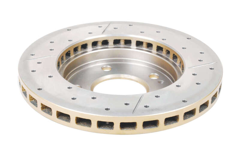 Chrysler Sebring Brake Rotor (1) - Rear - DBA - X Street Series Drilled/Slotted - Gold - `95-`05