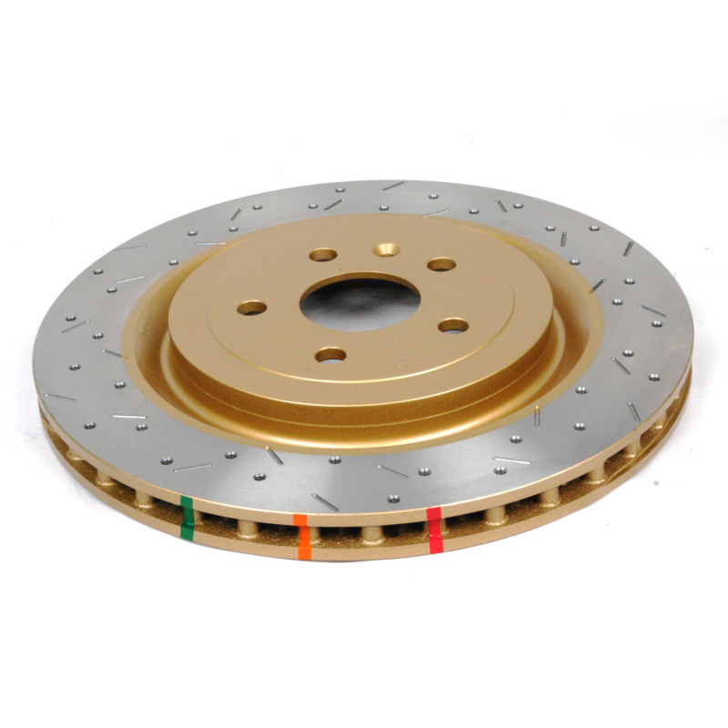 Chevrolet Camaro Brake Rotor (1) - Rear - DBA - 4000 Series Drilled/Slotted - `10-`27