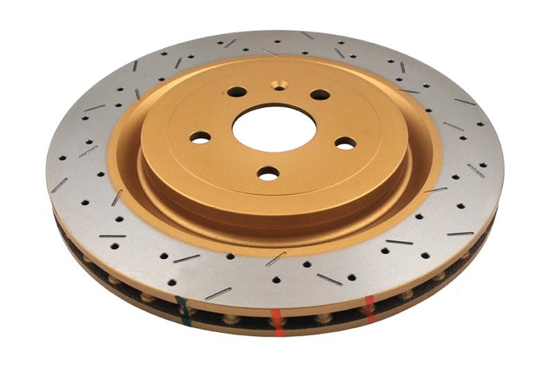 Chevrolet Camaro Brake Rotor (1) - Rear - DBA - 4000 Series Drilled/Slotted - `10-`27