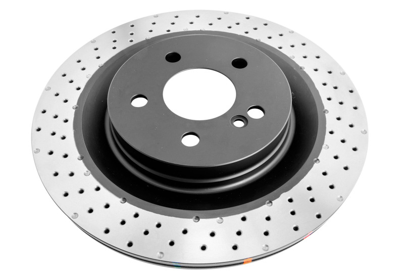 Mercedes-Benz C63 AMG Brake Rotor (1) - Rear - DBA - 4000 Series XD, Drilled - 2008