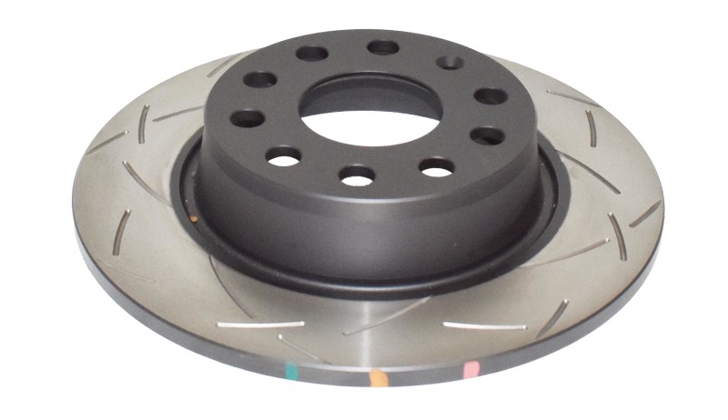 Volkswagen GTI Brake Rotor (1) - Rear - DBA - 4000 Series T3 Slotted - 2011