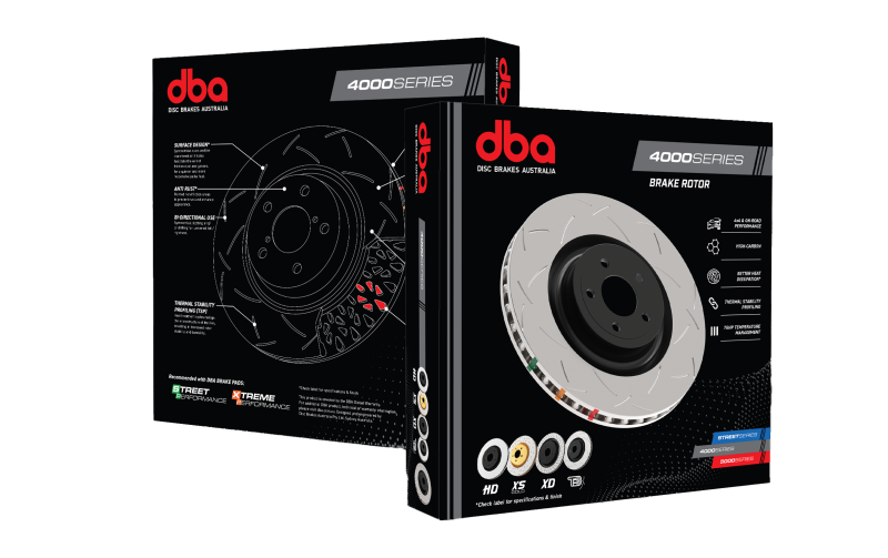 Audi S3 Brake Rotor (1) - Front - DBA - 4000 Series Slotted - `12-`27