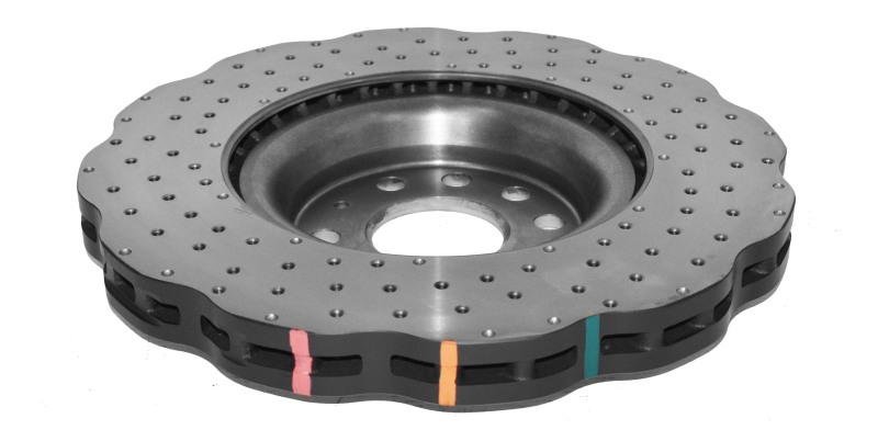 Volkswagen Golf R Brake Rotor (1) - Front - DBA - 4000 Series XD, Cross Drilled - Silver - `15-`20