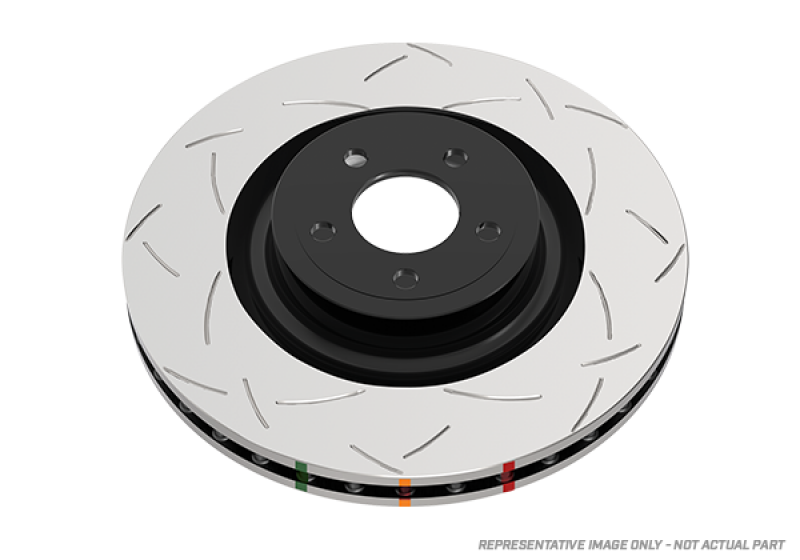 Audi A6 Brake Rotor (1) - Rear - DBA - 4000 Series T3 Slotted - `11-`16