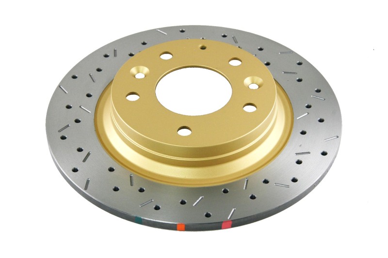 Ford Fusion Brake Rotors (2) - Rear - DBA - 4000 Series XS Gold - Gold - `06-`15