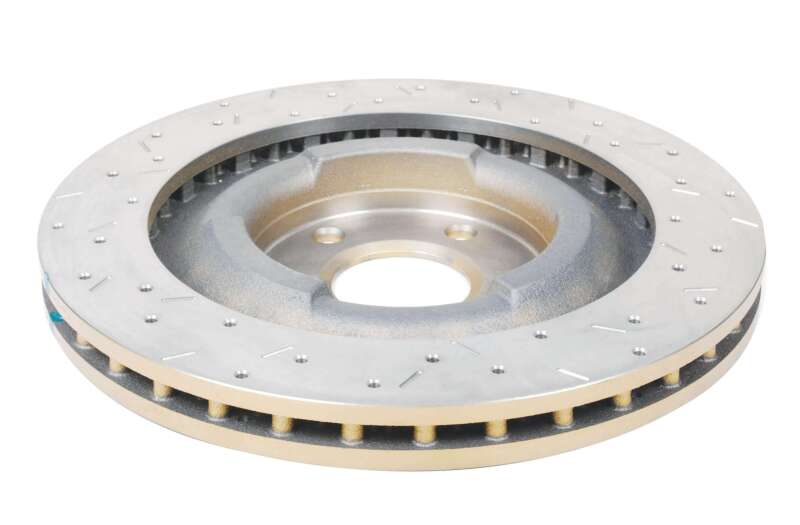Chevrolet Corvette Brake Rotors (1) - Front - DBA - XS 4000 Series Drilled/Slotted - Gold - `05-`12