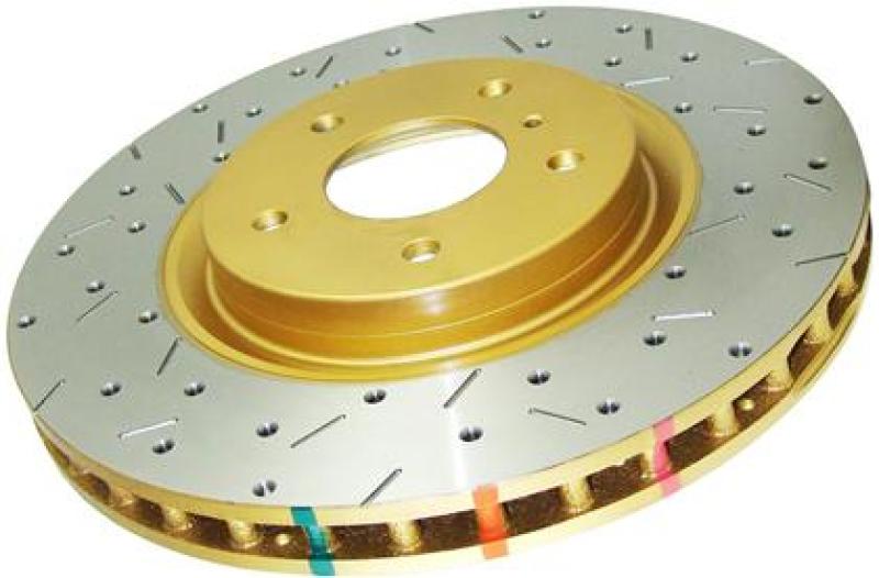 Subaru WRX STI Brake Rotor (1) - Front - DBA - 4000 Series Drilled/Slotted - `17-`27