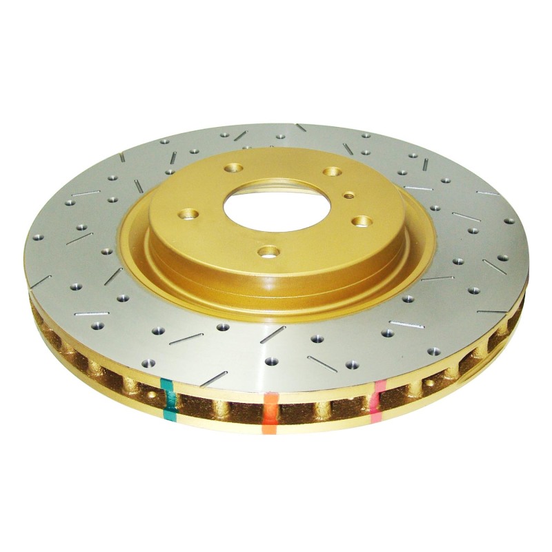 Nissan 350Z Brake Rotor (1) - Front - DBA - 4000 Series Drilled/Slotted - `03-`07
