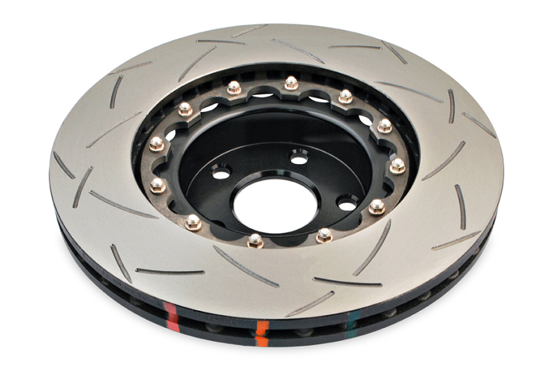 Toyota FR-S Brake Rotors (2) - Front - DBA - 5000 Series T3 Slotted - Black - `13-`27