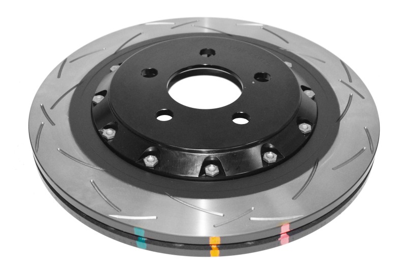 Ford Mustang Brake Rotor (1) - Rear - DBA - 5000 Series Slotted - Black - `15-`27