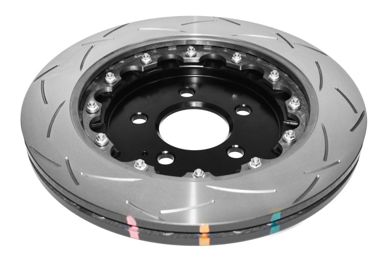 Ford Mustang Brake Rotor (1) - Rear - DBA - 5000 Series Slotted - Black - `15-`27