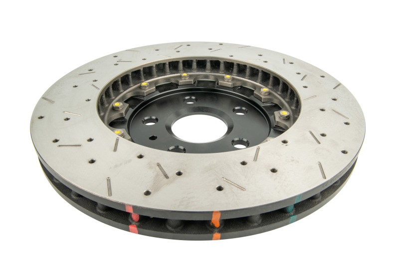 Chevrolet Camaro Brake Rotor (2) - Front - DBA - 5000 Series Drilled & Slotted - Black - `10-`27