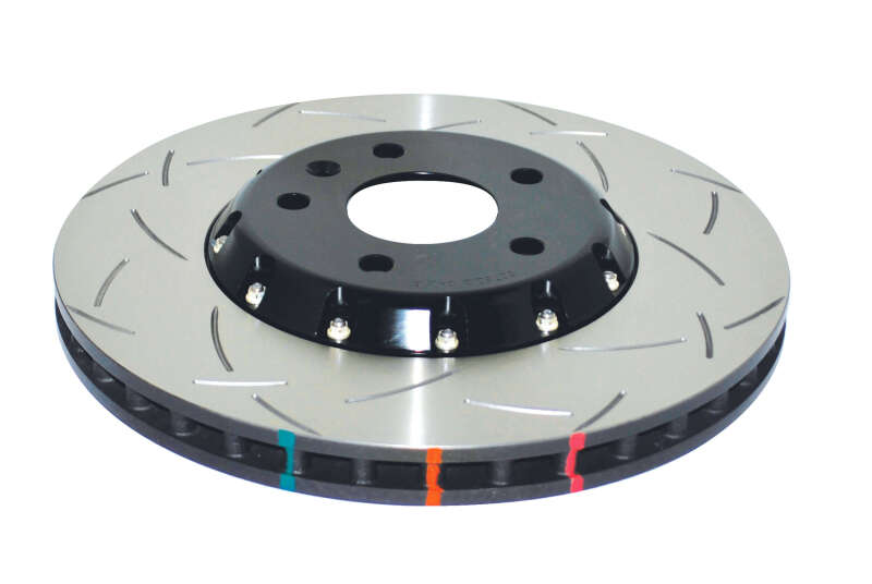 Chevrolet Corvette Brake Rotor (1) - Front - DBA - 5000 Series T3 Slotted - Black - `13-`14