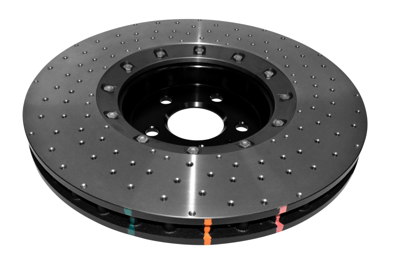 Audi A8 Quattro Brake Rotors (2) - Front - DBA - 5000 Series Slotted + Drilled - Black - `14-`17