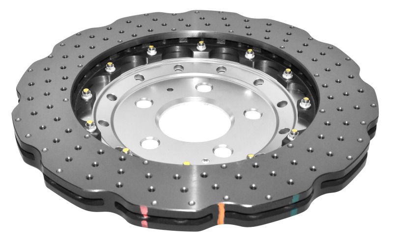 Audi RS Q3 Brake Rotor (1) - Front - DBA - 5000 Series Cross Drilled & Dimpled - `14-`27