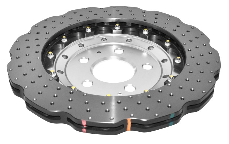Audi RS Q3 Brake Rotor (1) - Front - DBA - 5000 Series Cross Drilled & Dimpled - `14-`27