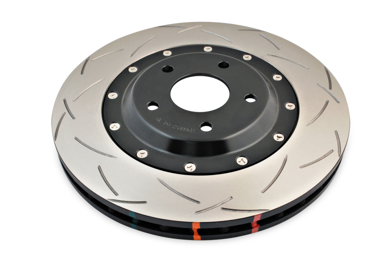 Chevrolet Corvette Brake Rotors (2) - Front - DBA - 5000 Series T3 Slotted - Black - `05-`12