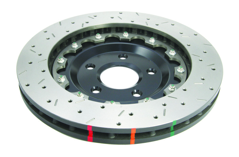 Chevrolet Corvette C6 Brake Rotors (2) - Front - DBA - 5000 Series XS Drilled/Slotted - Black - `05-`12