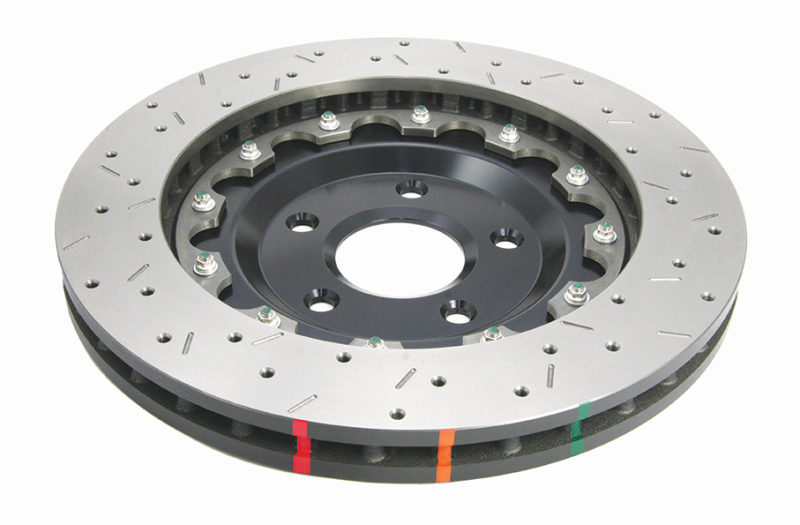 Chevrolet Corvette C6 Brake Rotors (2) - Front - DBA - 5000 Series XS Drilled/Slotted - Black - `05-`12