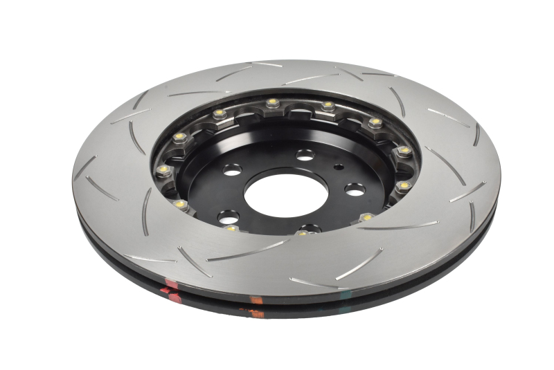 Tesla Model 3 Brake Rotors (2) - Rear - DBA - 5000 Series T3 Slotted - Black - `17-`23