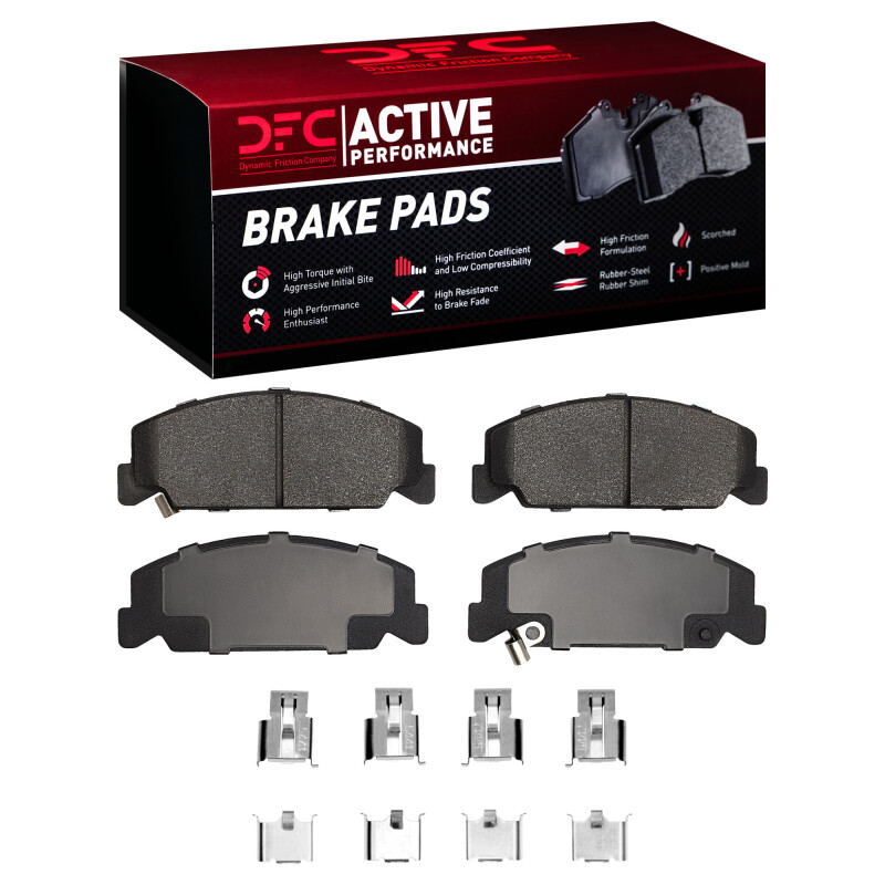 Honda Civic Brake Pads - Front - DFC - Active Performance - `84-`00