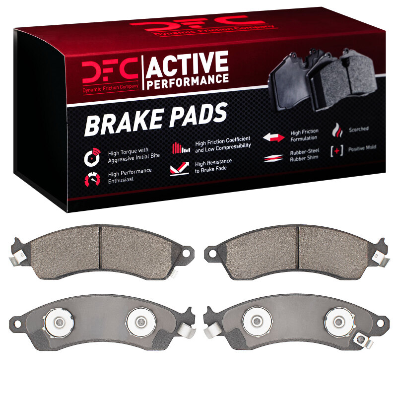 Chevrolet Corvette Brake Pads - Front - DFC - Active Performance Pads - Low Metallic - `85-`04