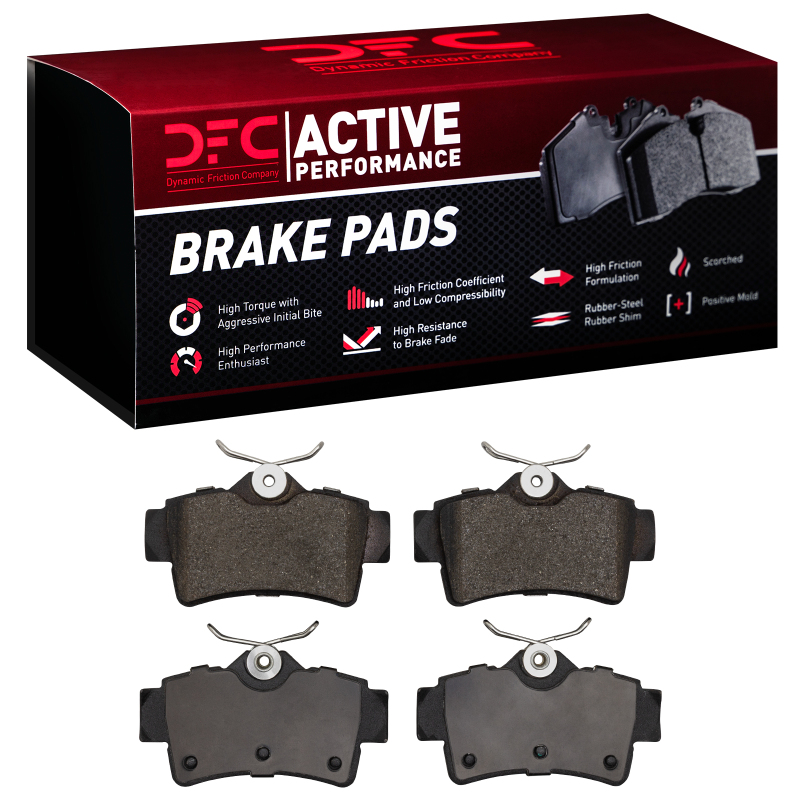 Ford Mustang Brake Pads - Rear - DFC - Active Performance Pads - Low Metallic - `94-`04