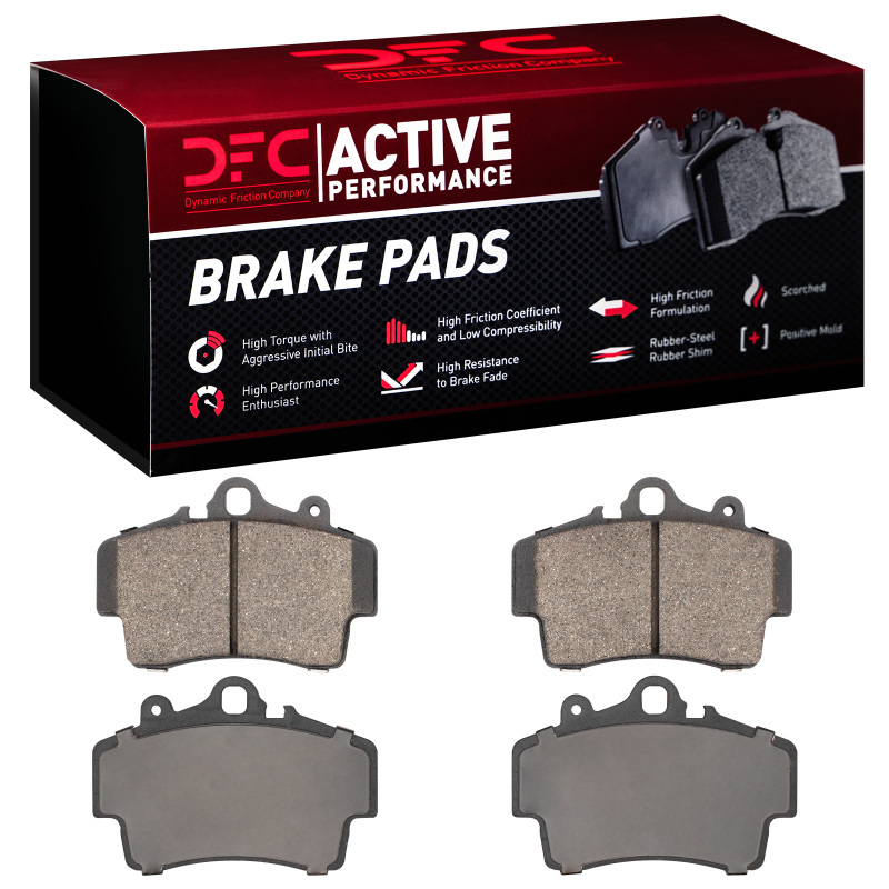 Porsche Cayman Brake Pads - Front - DFC - Active Performance Pads - Low Metallic - `97-`08