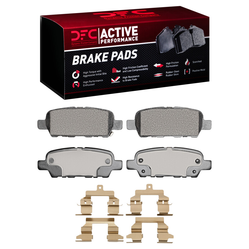 Nissan Rogue Brake Pads - Rear - DFC - Active Performance - `08-`13