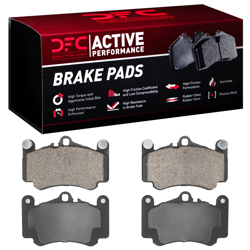 Porsche 911 Performance Brake Pads - Front - DFC - Active Performance Pads - Low Metallic - `99-`12