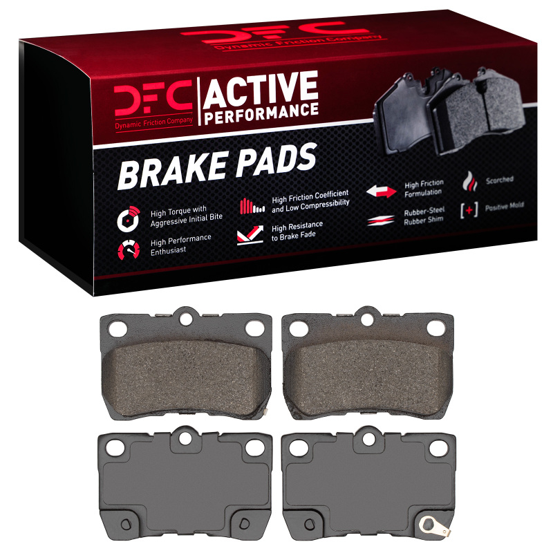 Lexus GS430 Brake Pads - Rear - DFC - Active Performance Pads - Low Metallic - `06-`13