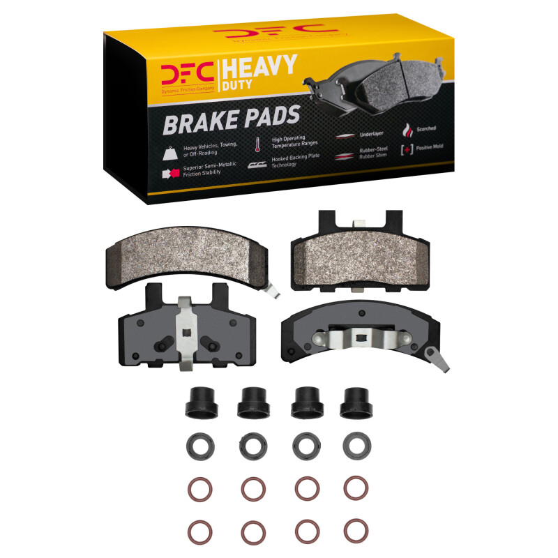 Cadillac Fleetwood Brake Pads - Front - DFC - Heavy Duty Semi-Met - `88-`02