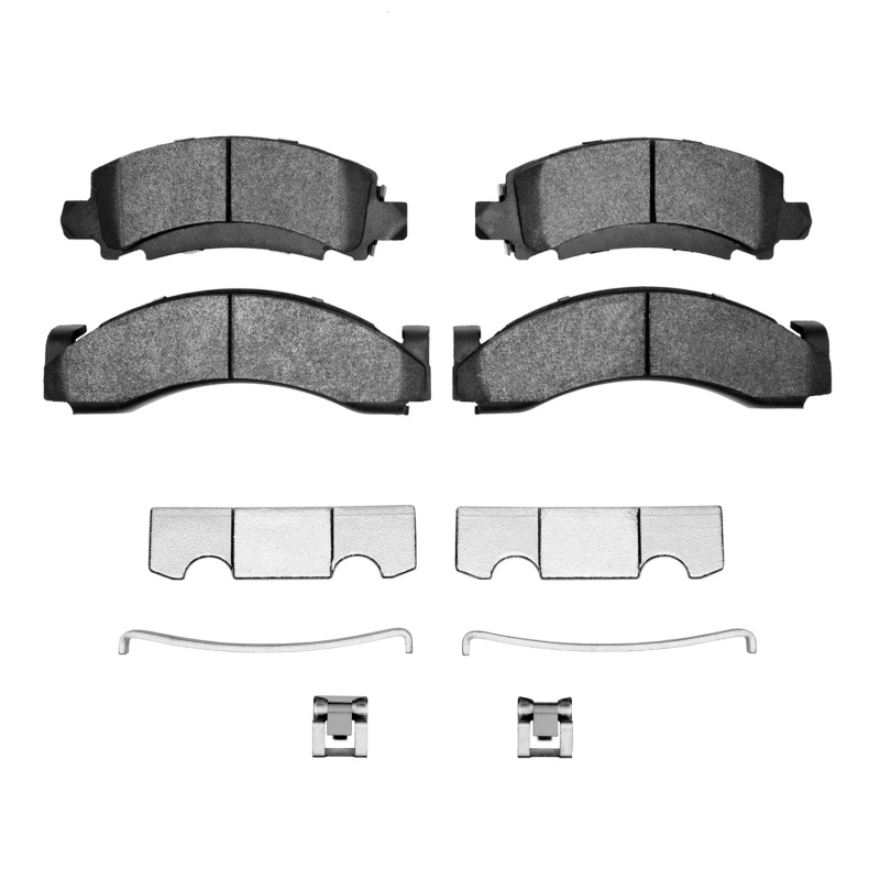 Chevrolet K30 Brake Pads - Front + Rear - DFC - Semi-Metallic Heavy Duty - `71-`05
