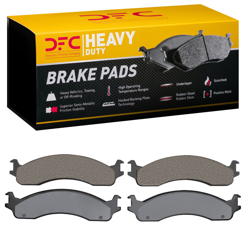 Ford E-150 Econoline Brake Pads - Front - DFC - Heavy Duty Semi Metallic - `95-`07