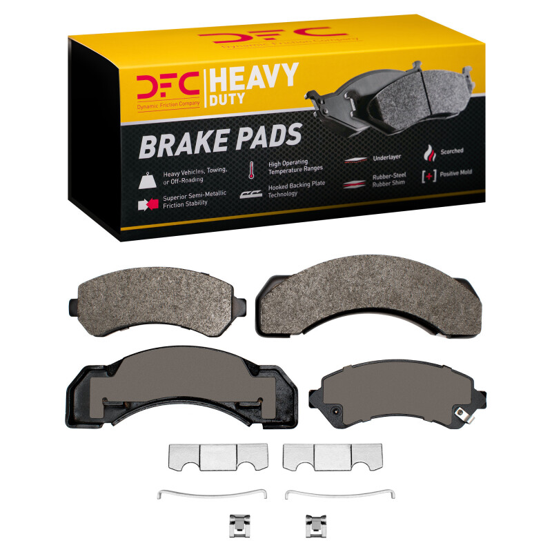 Chevrolet P30 Brake Pads - Rear/Front - DFC - Heavy Duty Semi-Metallic - `73-`00