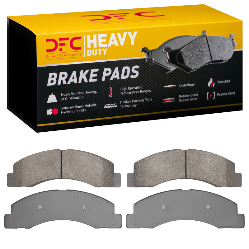 Ford F-250 Super Duty Brake Pads - Front - DFC - Semi Metallic Heavy Duty - `99-`05