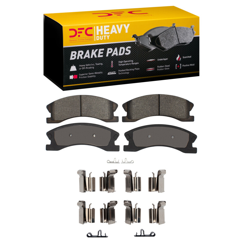 Jeep Grand Cherokee Brake Pads Set - Front - DFC - Heavy Duty + Hardware Kit - `99-`04