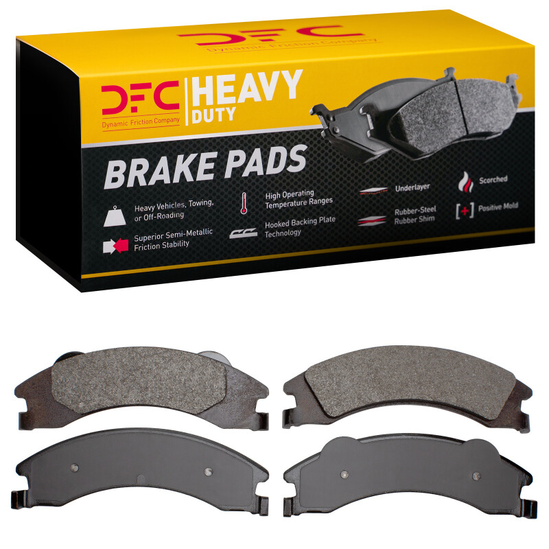 Ford E-250 Brake Pads - Rear - DFC - Heavy Duty Semi Metallic - `08-`25