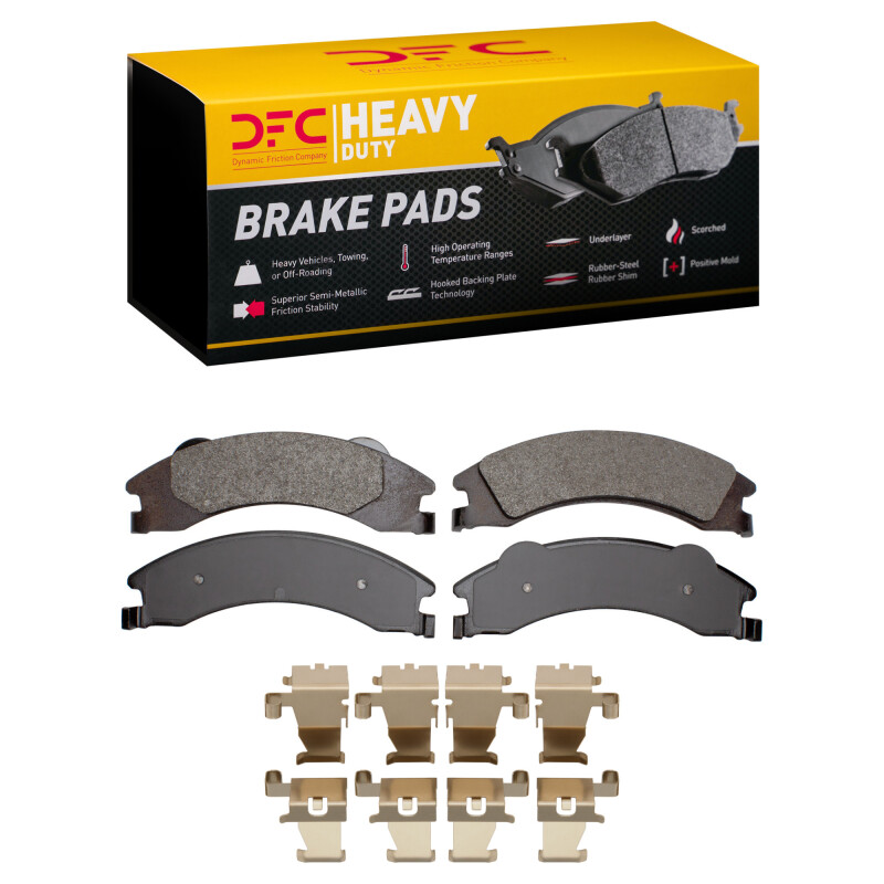 Ford E-150 Brake Pads - Rear - DFC - Heavy Duty Semi-Metallic - `08-`25