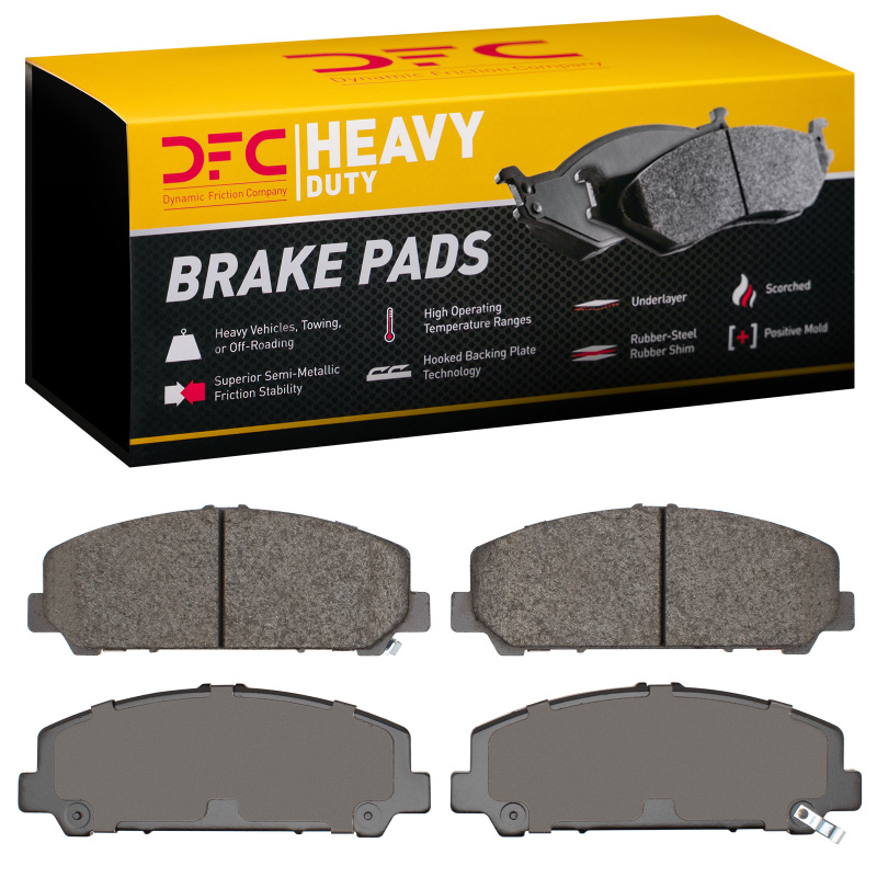 Nissan Titan Brake Pads - Front - DFC - Semi Metallic Heavy Duty - `05-`24