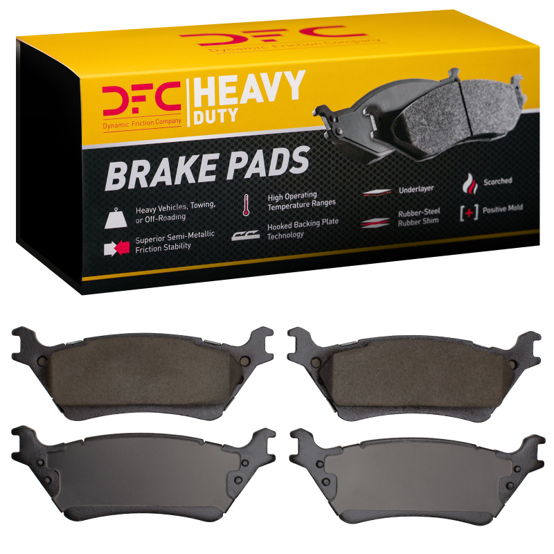Ford F-150 Brake Pads - Rear - DFC - Heavy Duty Semi Metallic - `12-`20