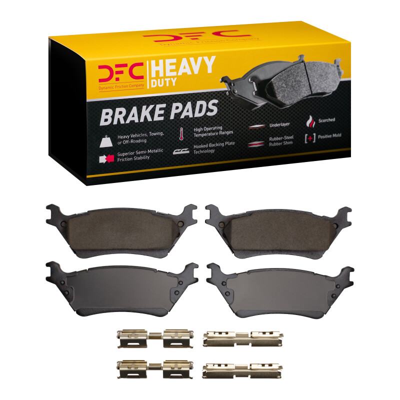 Ford F-150 Brake Pads - Rear - DFC - Semi Metallic + Heavy Duty - `12-`20
