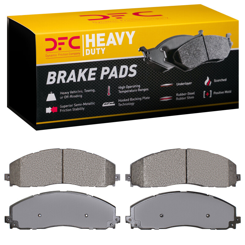 Ford F-350 Super Duty Brake Pads - Front - DFC - Semi Metallic - `11-`22