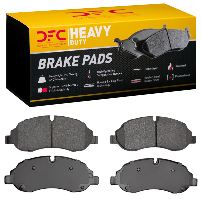 Ford Transit-250 Brake Pads - Front - DFC - Heavy Duty, Semi Metallic - `15-`25