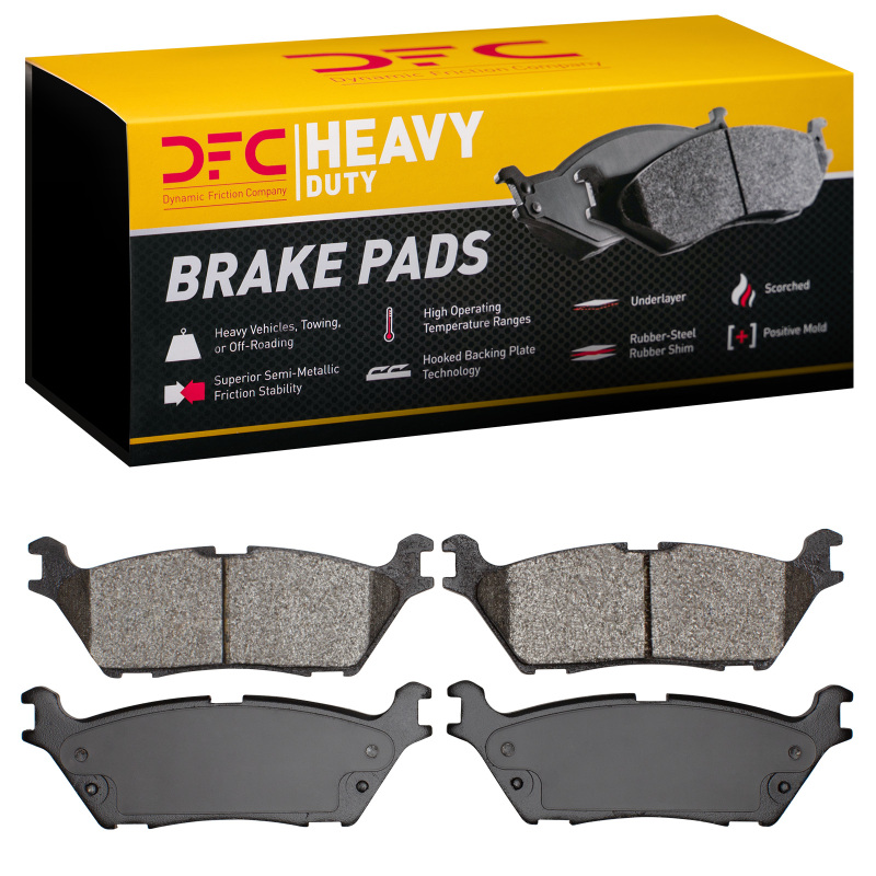 Ford F-150 Brake Pads - Rear - DFC - Heavy Duty Semi Metallic - `15-`21