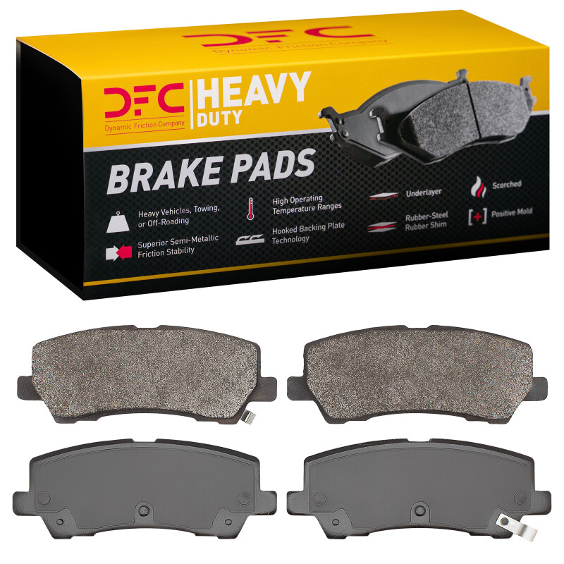 Ford Mustang Brake Pads - Rear - DFC - Heavy Duty Semi-Metallic - `15-`23