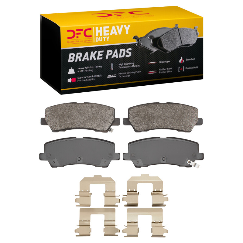 Ford Mustang Brake Pads - Rear - DFC - Heavy Duty Semi-Met - `15-`21