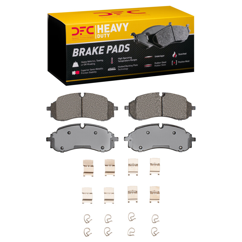 Ford Transit-150 Brake Pads - Front - DFC - Heavy Duty, Semi-Metallic - `21-`25
