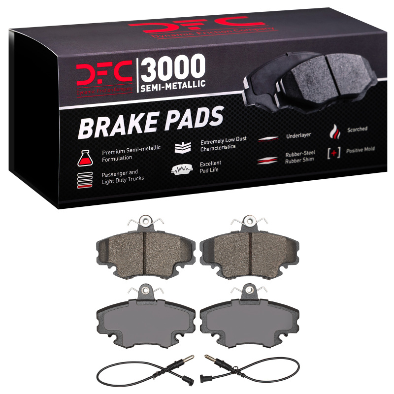 Nissan Platina Brake Pads - Front - DFC - 3000 Semi-Metallic - `02-`11