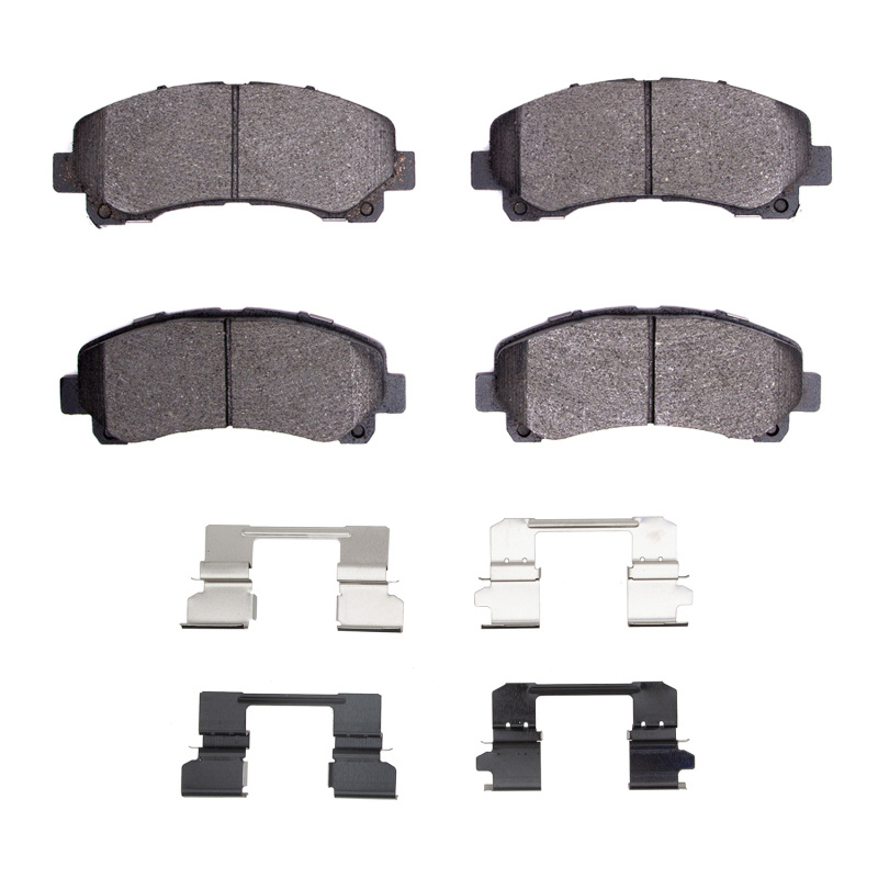 Chevrolet S10 Brake Pads - Front - DFC - 3000 Semi-Metallic - `12-`25